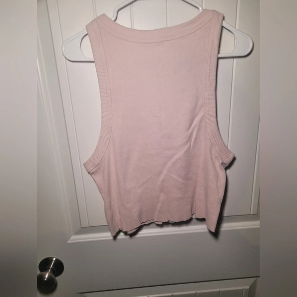 Aerie cropped tank top size XL 100% cotton - Picture 5 of 5